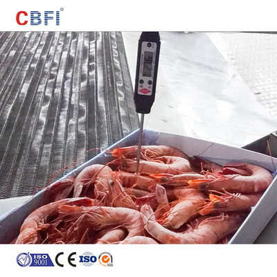 Efficient Brine And Quick Tunnel Freezer Machine For Shrimp Freezing