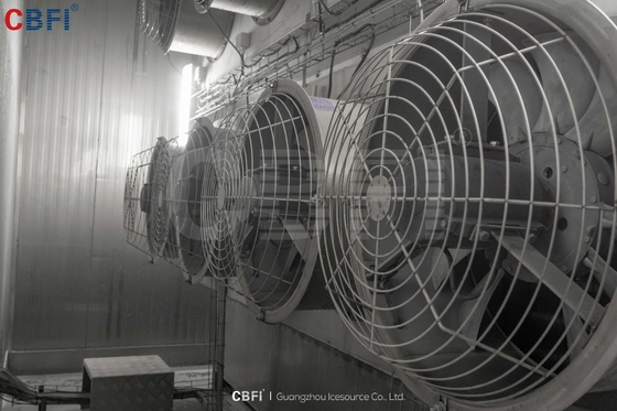 Huge Capacity Iqf Double Spiral Freezer Machine For Sea Food Making