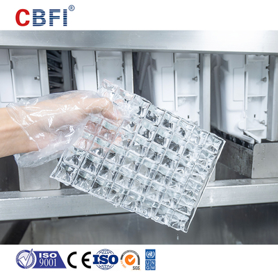 Automatic 2 Ton Cube Ice Machine 2000kg Industrial Ice Cube Making Machine