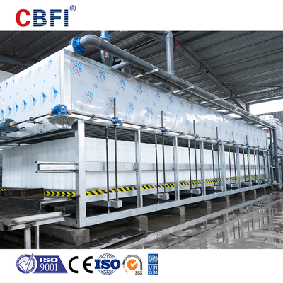 Direct Cooling Ice Block Making Machine With Automatic Ice Harvest And Ice Pushing System