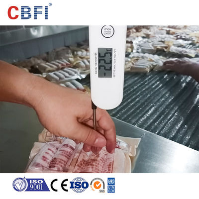 Iqf Quick Tunnel Freezer Cooling Equipment For Lotus Nuts Vegetables Dumplings Meatball Freeze