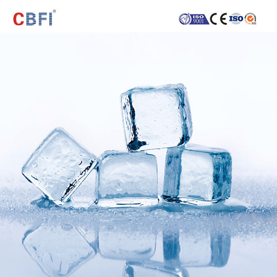 Low Noise Level Ice Cube Machine For Square Ice Cubes Water Cooling