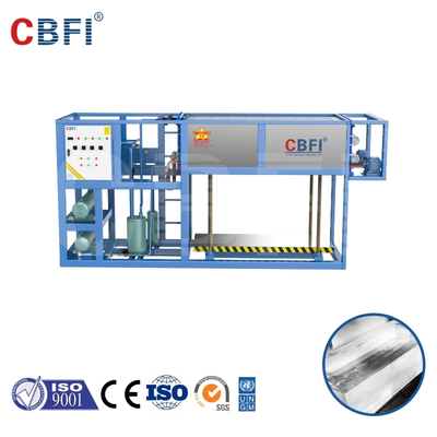 220V/50Hz Ice Block Machine With Stainless Steel Evaporator And Refrigerant R22/R404A