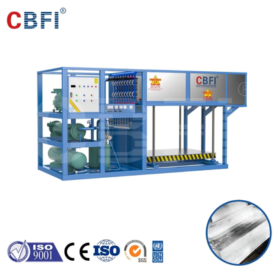 R22 Refrigerant Ice Block Machine With CE/ISO Certification And PLC Control System