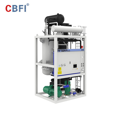 Stainless Steel 5000kg Daily Capacity Ice Tube Machine With 500kg Ice Bin