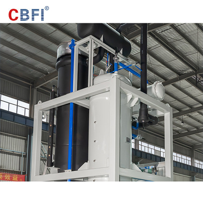 Capacity 10,000kg/24h Ice Tube Machine Germany/Taiwan/Hanbell Compressor