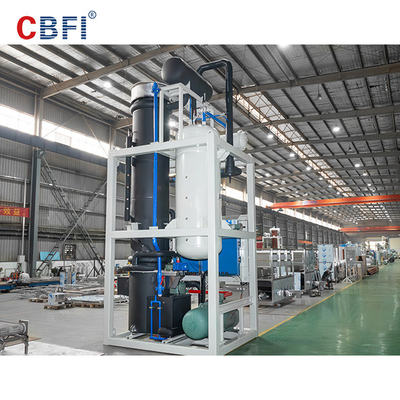 High Accuracy Ice Tube Machine Ice Making Cycle 16-22 Mins Compressor Bitzer Franscold