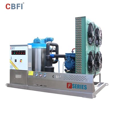 Hanbell Compressor Flake Ice Maker 1-60ton/24h Capacity Automatic Ice Production Machine