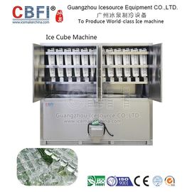 Large Stainless Steel 5 Ton Cube Ice Machine Energy Saving Directly Cooling