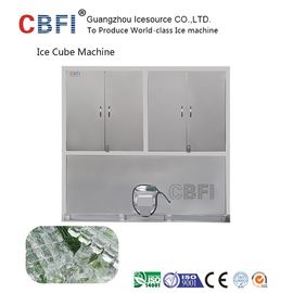 304 Stainless Steel Industrial Ice Cube Making Machine R507 Refrigerant