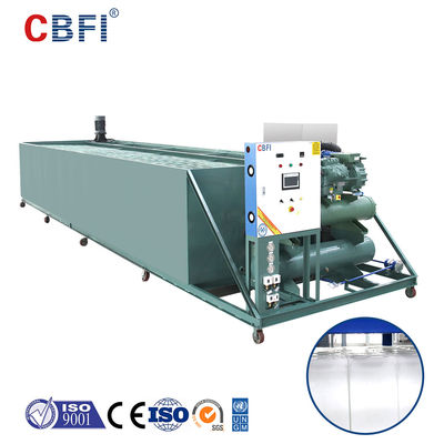 Industrial Coil Pipes Brine Ice Block Machine 100kg 50kg